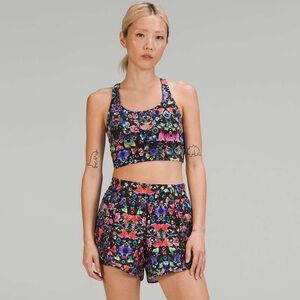 Lululemon Hotty Hot High-Rise Lined Short 4" Flowerscope